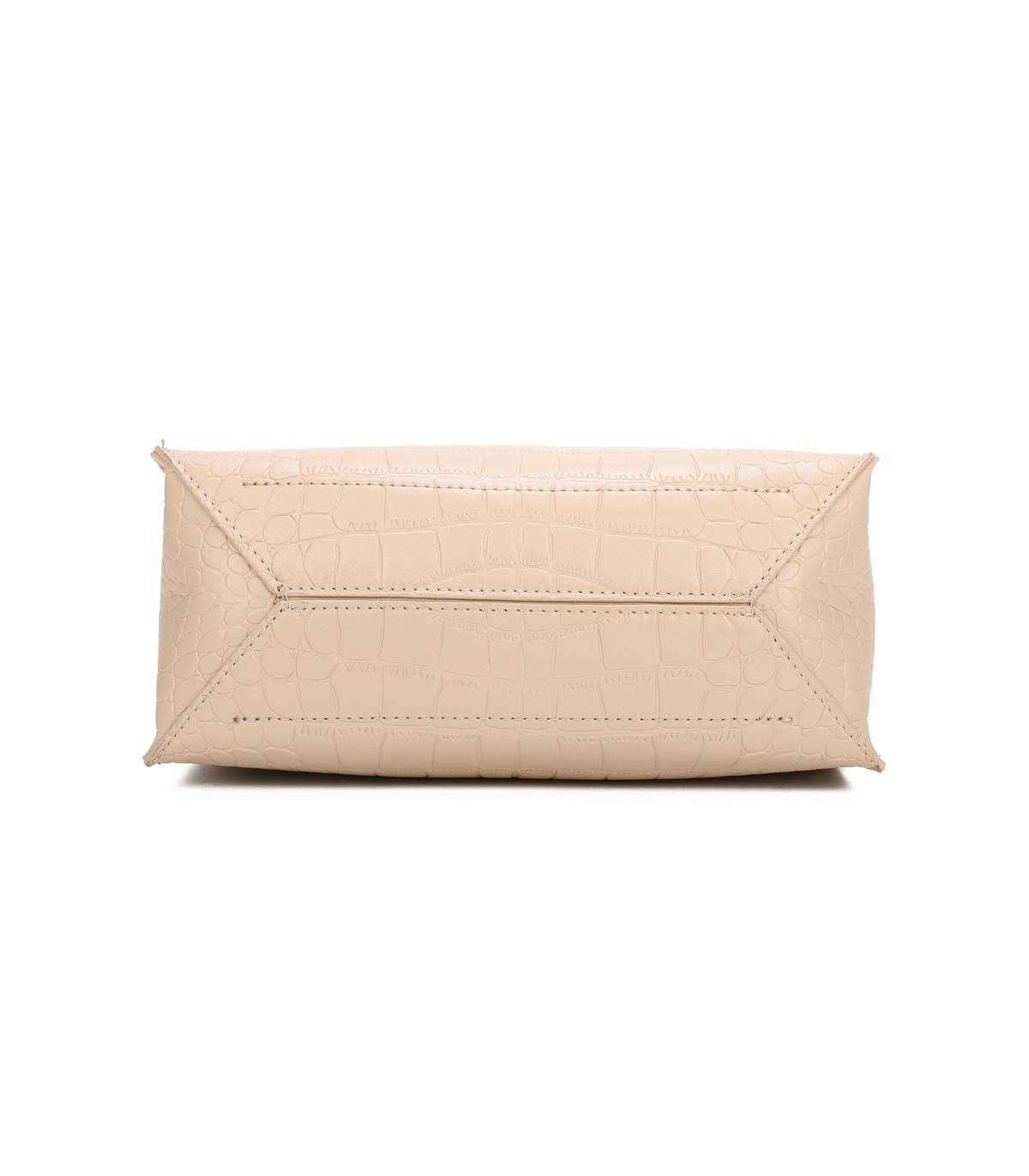 T11895- Bolso bandolera con varios compartimientos y accesorio colgante