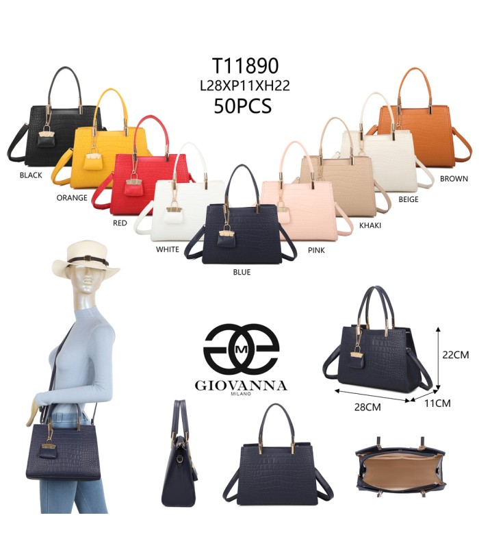 T11890-Bolso bandolera con textura cuarteada