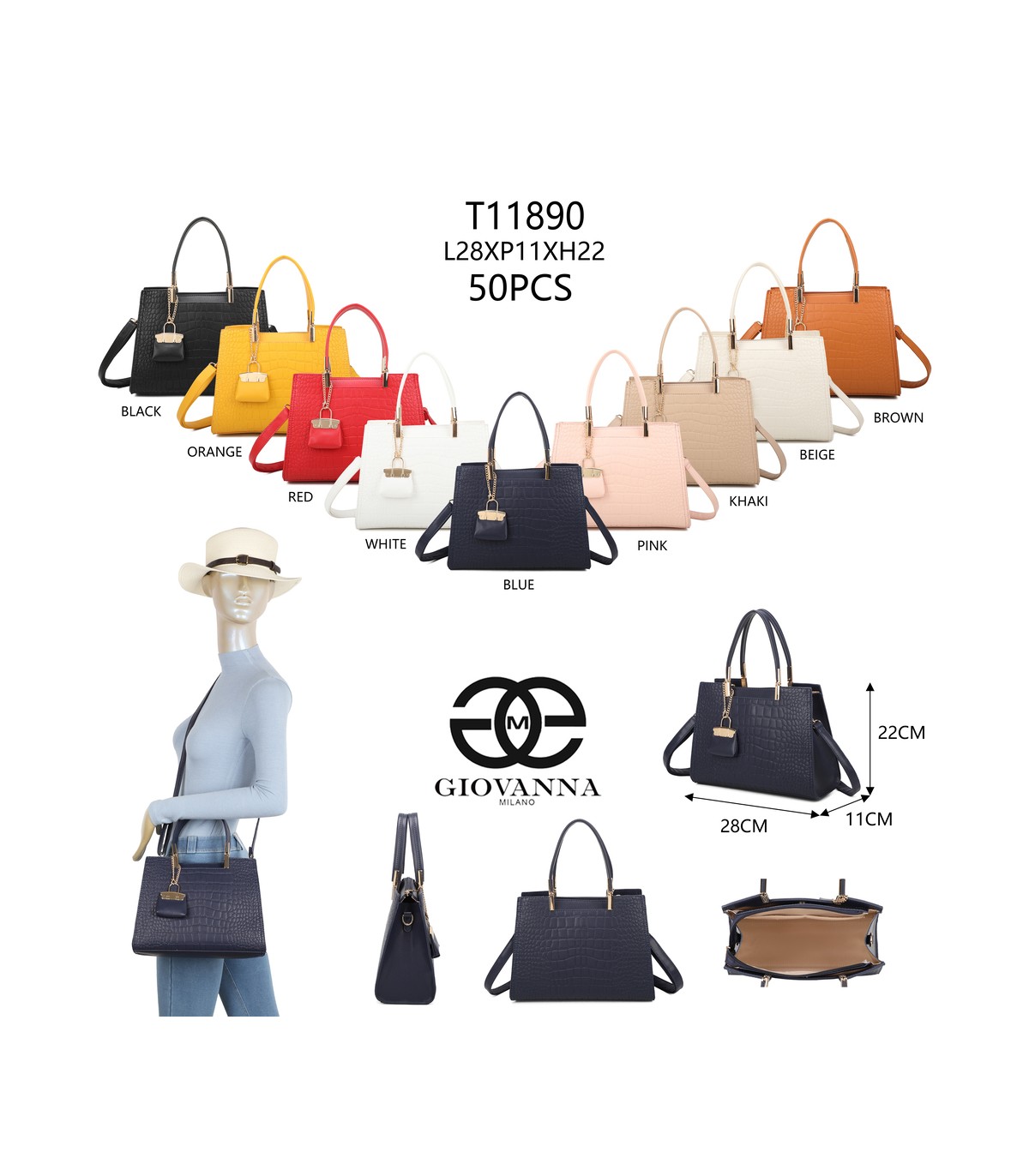 T11890-Bolso bandolera con textura cuarteada