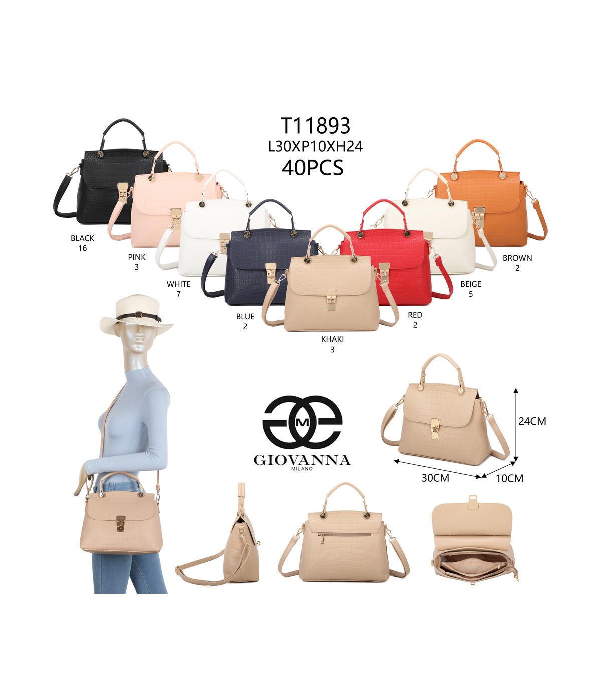 T11893-Bolso bandolera con textura cuarteada