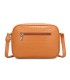 T11892- Bolso rectangular con diversos compartimentos con textura cuarteada