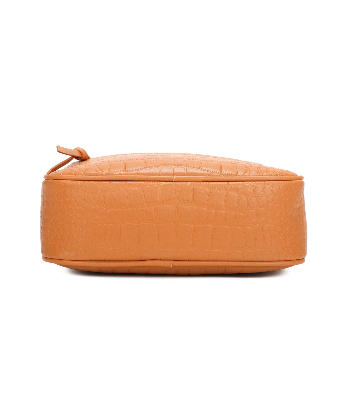 T11892- Bolso rectangular con diversos compartimentos con textura cuarteada