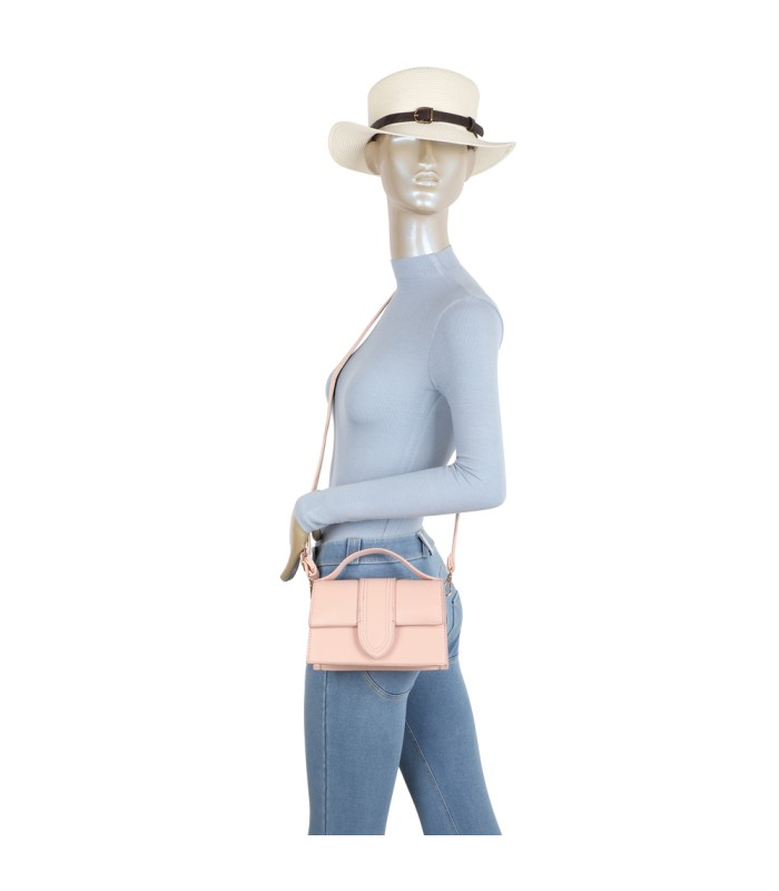 T11897-Bolso bandolera mini con cierre imantado