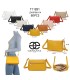 T11891-Bolso bandolera con varios compartimientos