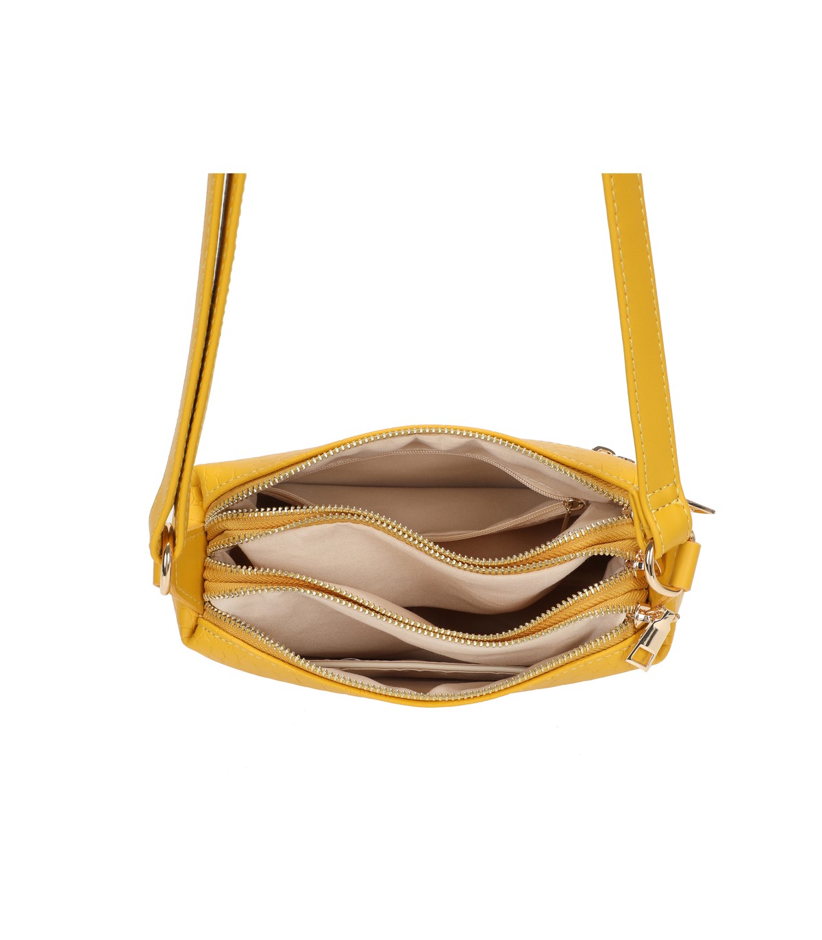 T11891-Bolso bandolera con varios compartimientos