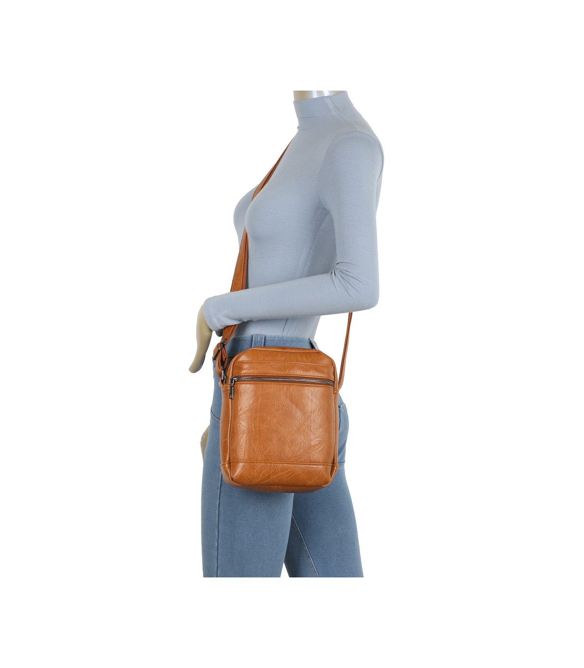 T11902-Bolso Bandolera con Varios compartimientos