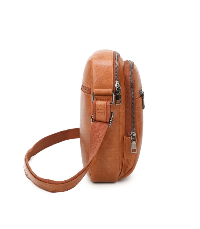T11906- Bolso bandolera con múltiples bolsillos
