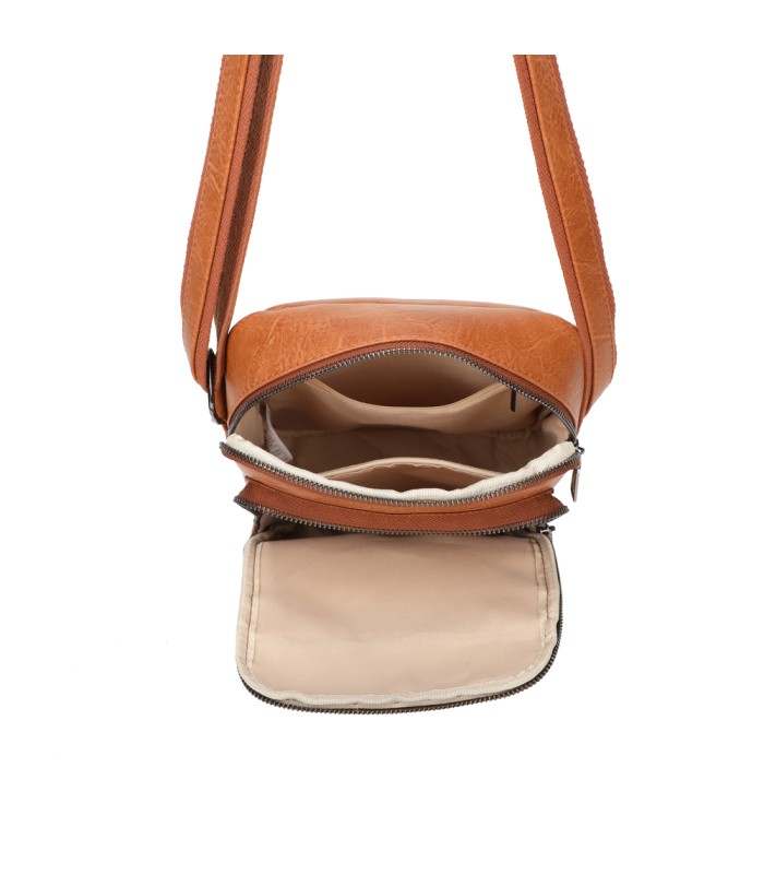 T11906- Bolso bandolera con múltiples bolsillos