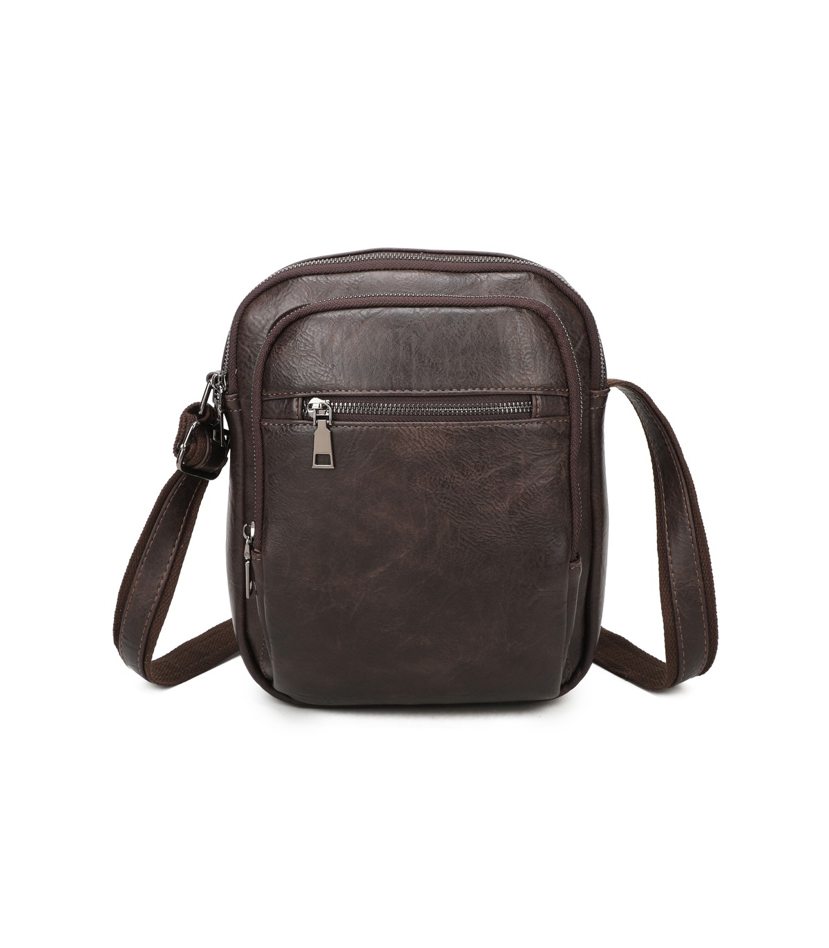 T11906- Bolso bandolera con múltiples bolsillos