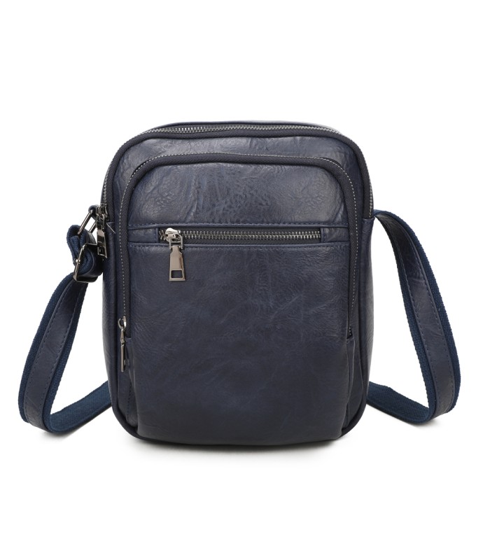 T11906- Bolso bandolera con múltiples bolsillos