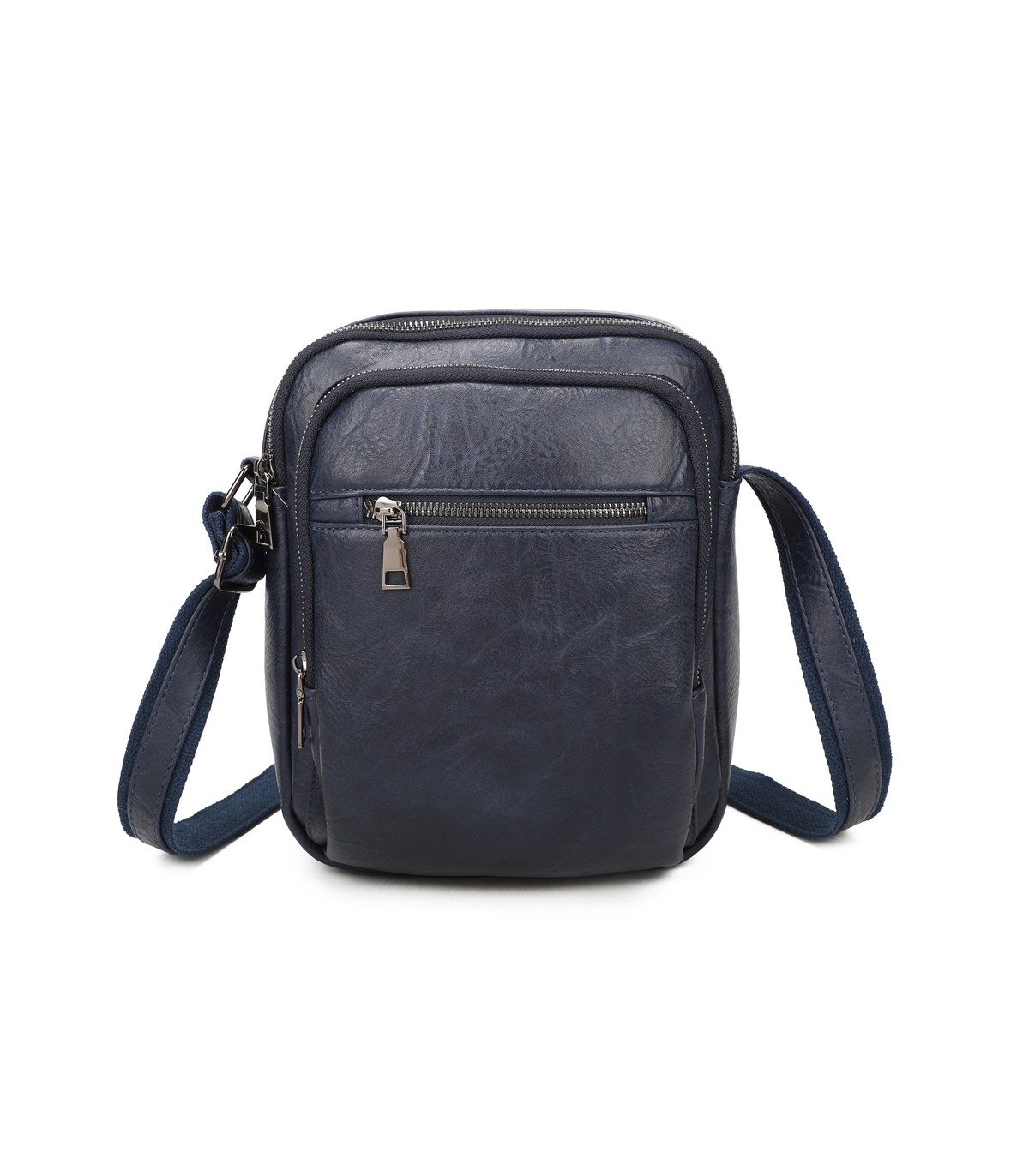 T11906- Bolso bandolera con múltiples bolsillos