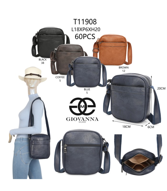 T11908-Bolso con múltiples compartimientos