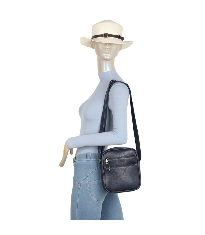 T11912-Bolso de hombro para hombre con múltiples bolsillos