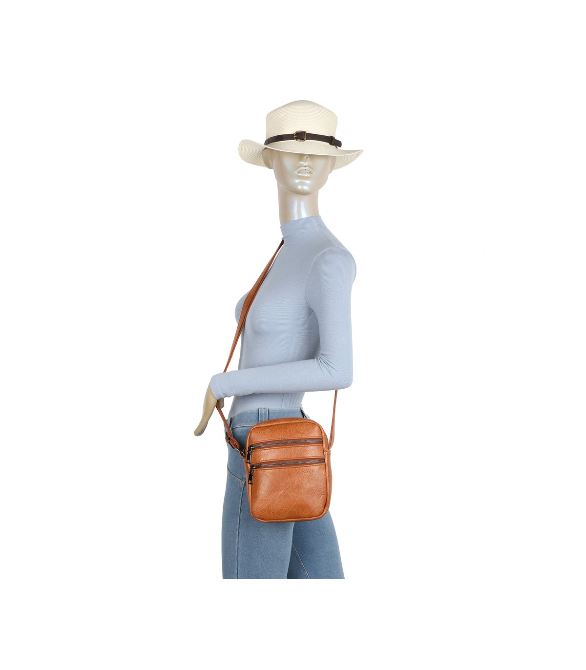 T11913-Bolso multifuncional con múltiples bolsillos