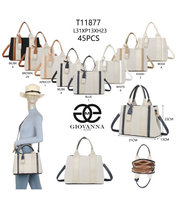 T11877-Bolso de hombro con gran capacidad