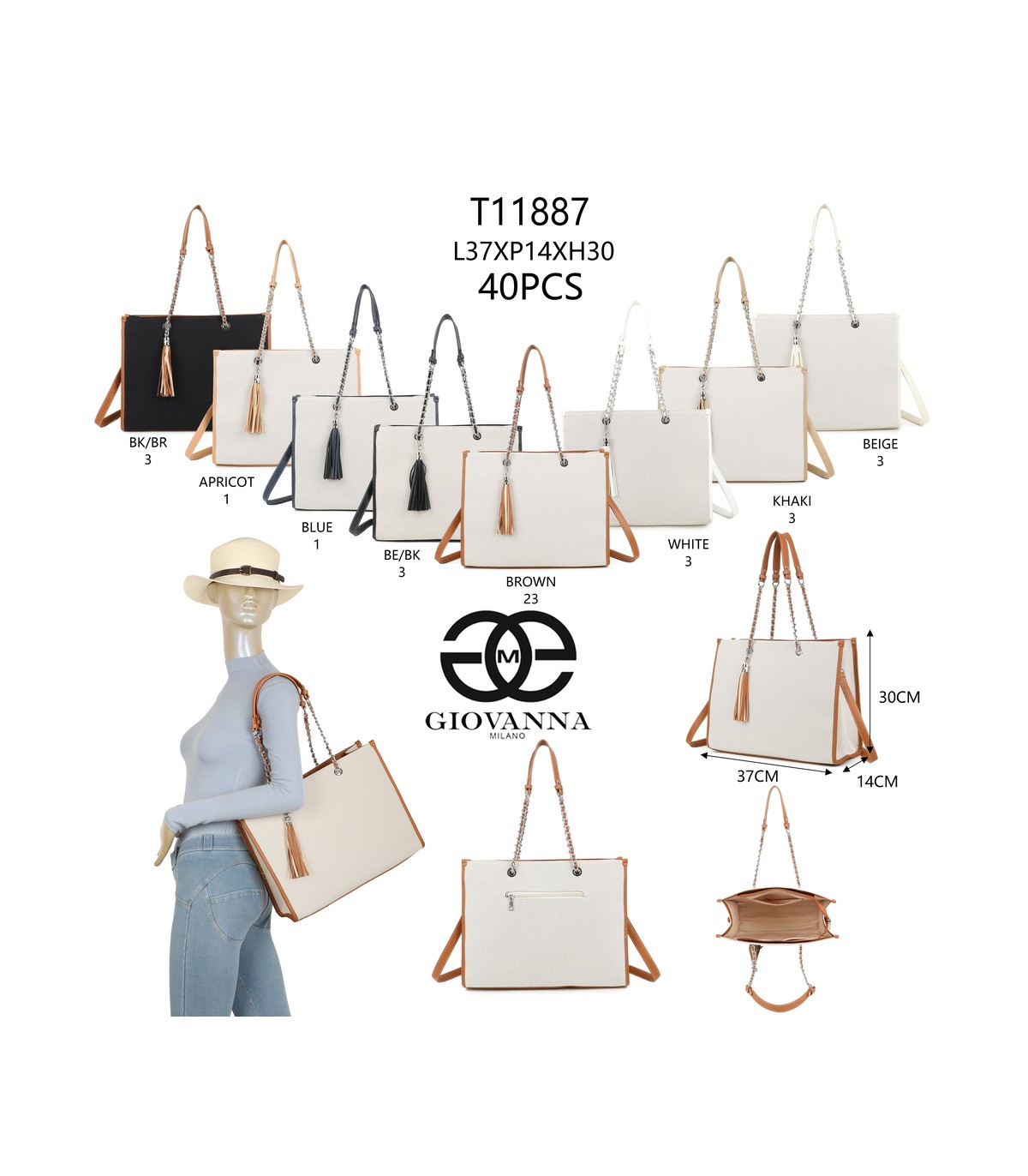 T11887-Bolso grande de cadena