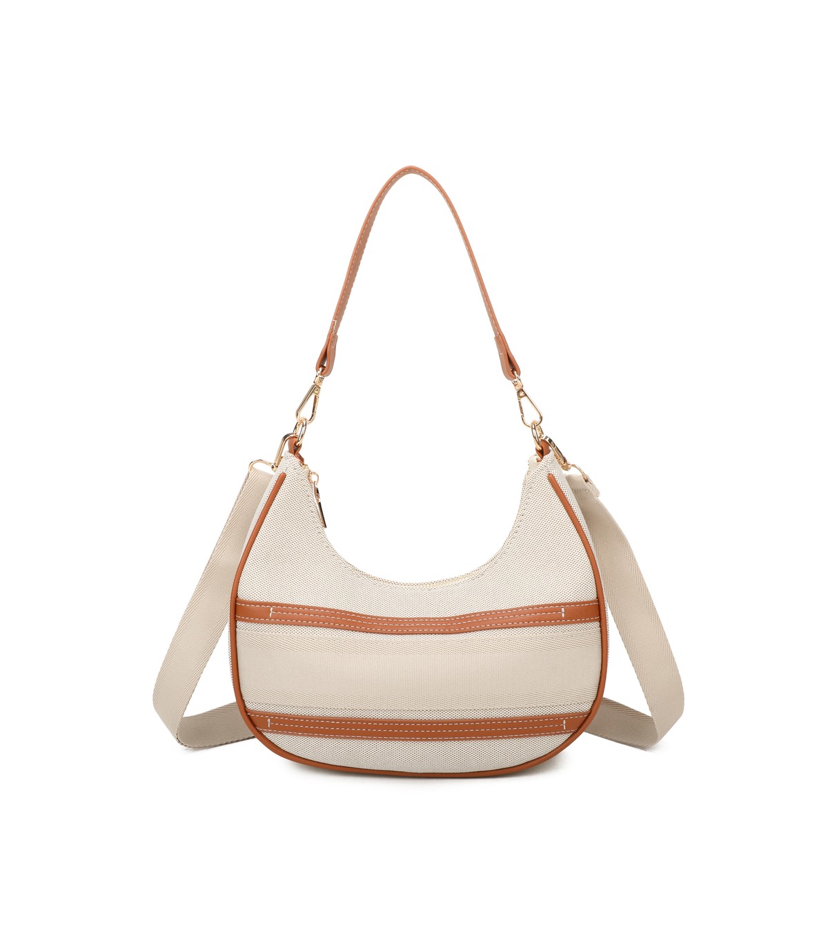 T11880-Bolso bandolera en forma de media luna