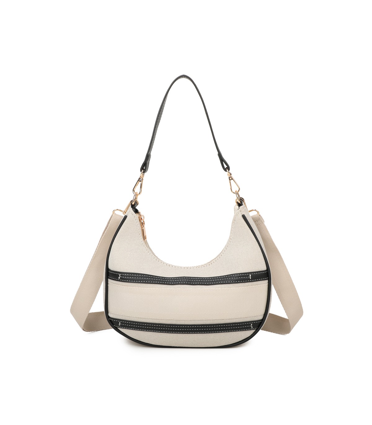 T11880-Bolso bandolera en forma de media luna