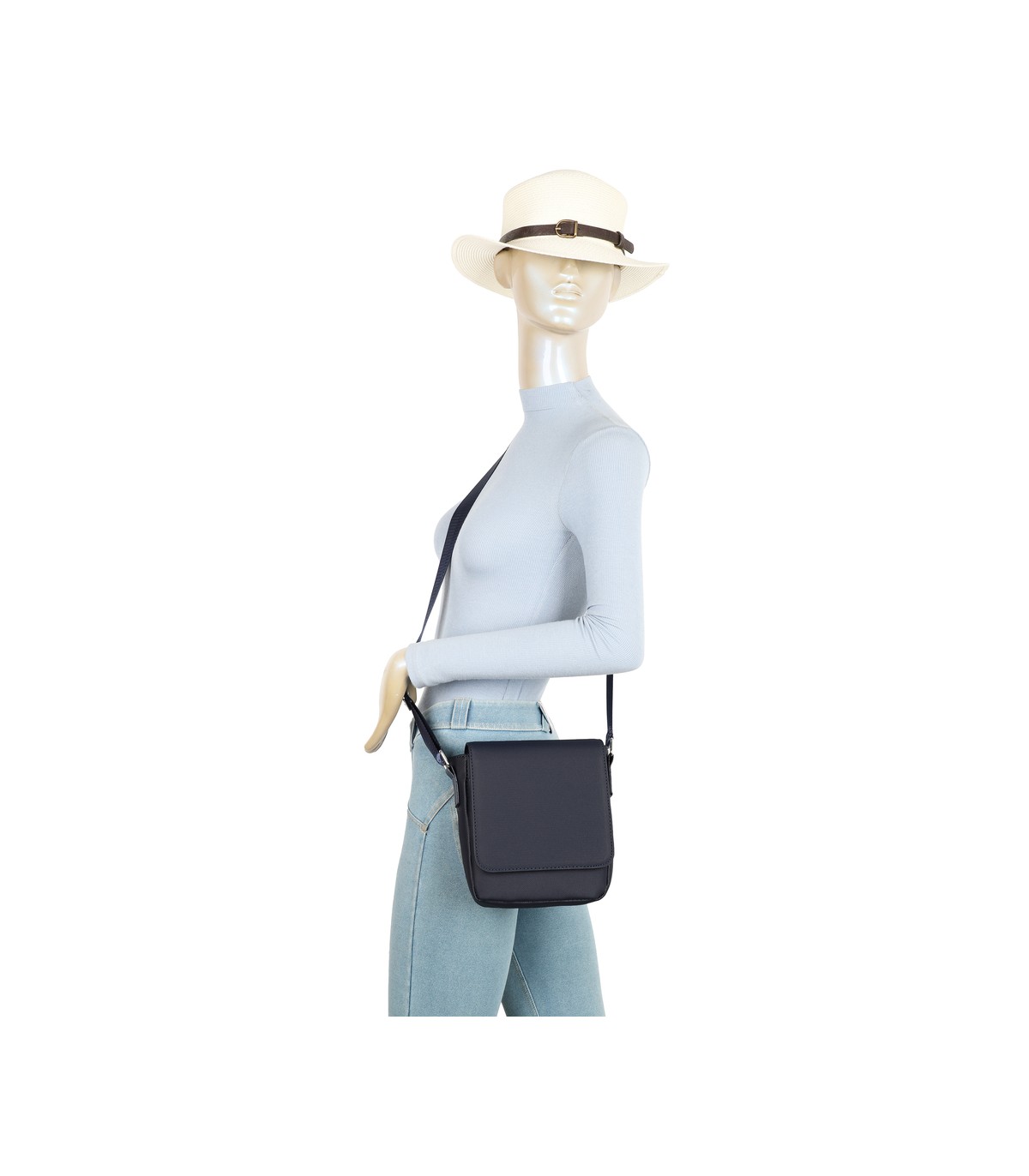 T11888-Bolso de hombro de nailon con gran capacidad y multifunción de moda.