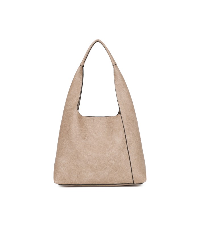 T11739 - Bolso de hombro estilo saco con bandolera y Neceser.