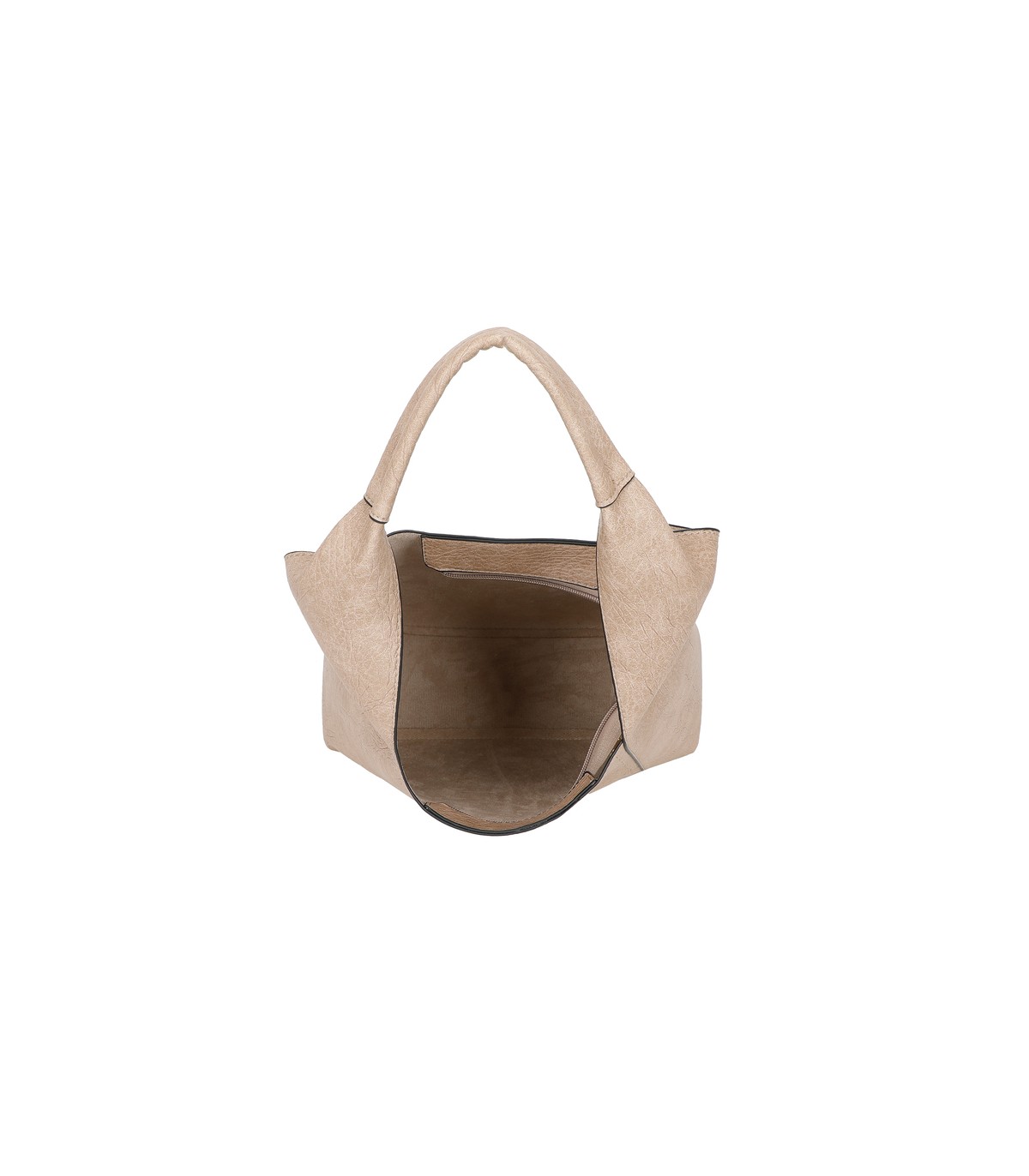 T11739 - Bolso de hombro estilo saco con bandolera y Neceser.