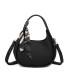 T11579 - Bolso bandolera estilo hobo con pañuelo a juego