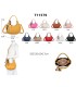 T11579 - Bolso bandolera estilo hobo con pañuelo a juego