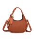 T11579 - Bolso bandolera estilo hobo con pañuelo a juego