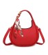 T11579 - Bolso bandolera estilo hobo con pañuelo a juego