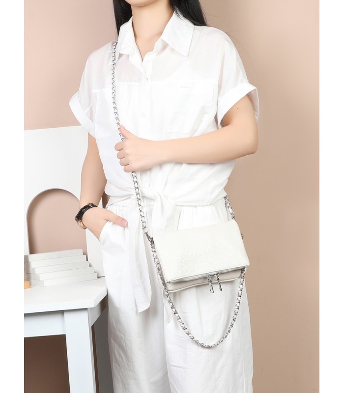 T11914-Bolso Bandolera con cierre y Boton