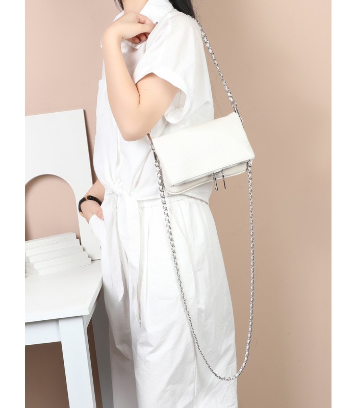 T11914-Bolso Bandolera con cierre y Boton