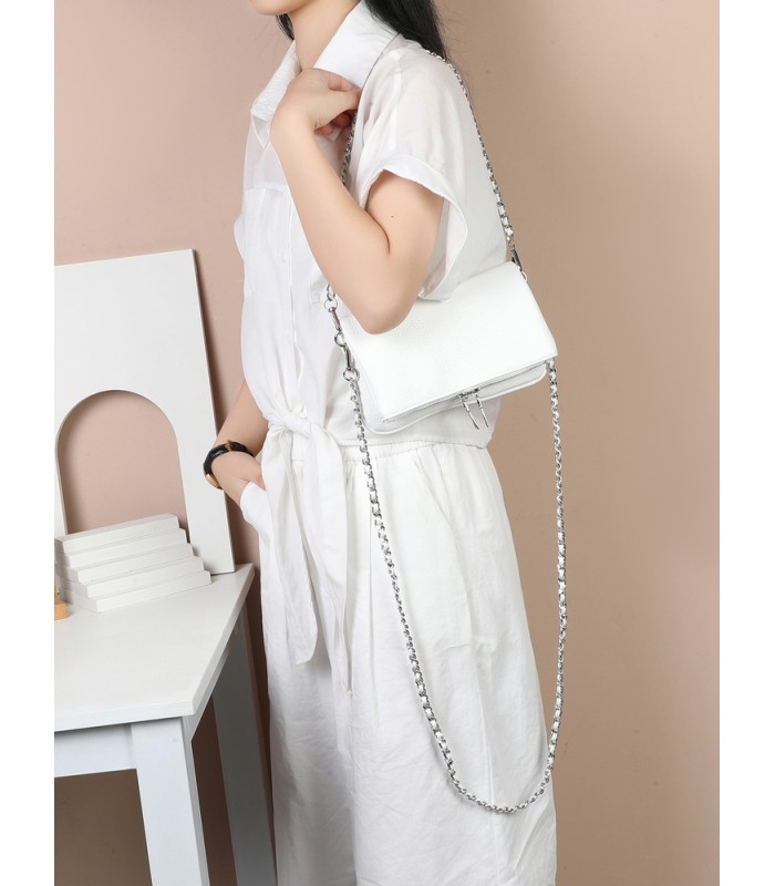 T11914-Bolso Bandolera con cierre y Boton