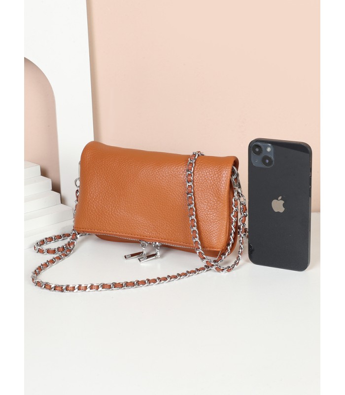 T11914-Bolso Bandolera con cierre y Boton