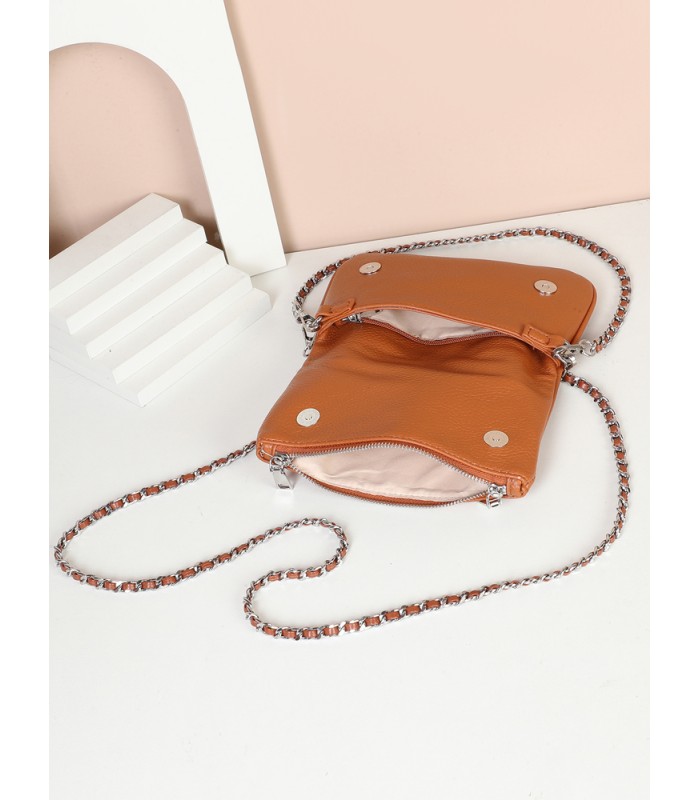 T11914-Bolso Bandolera con cierre y Boton