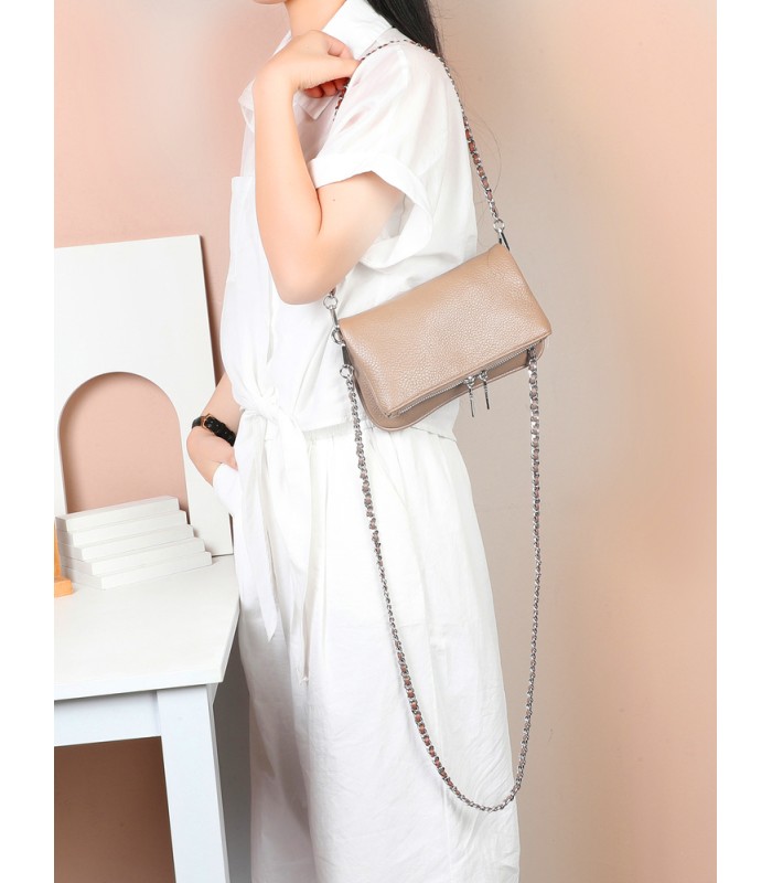 T11914-Bolso Bandolera con cierre y Boton