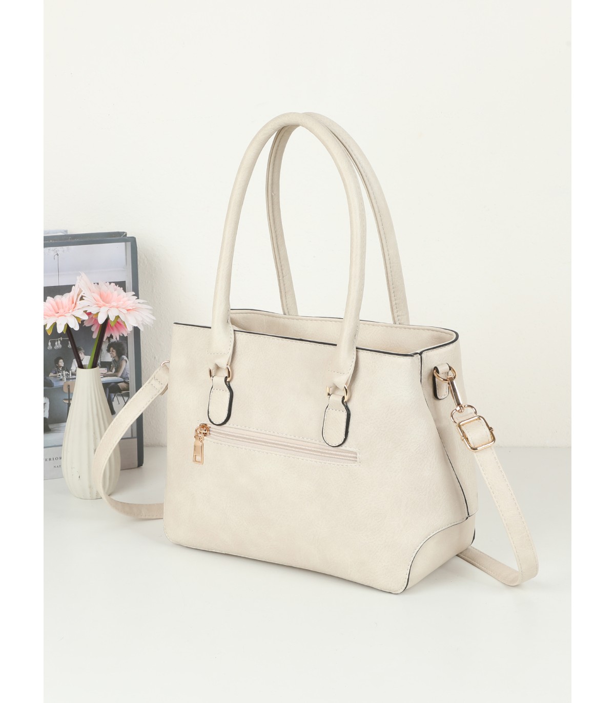T10150 - Bolso de asa con doble compartimento