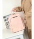 T10998 - Mochila con cierre superior y bolsillo frontal de cierre de botón imantado