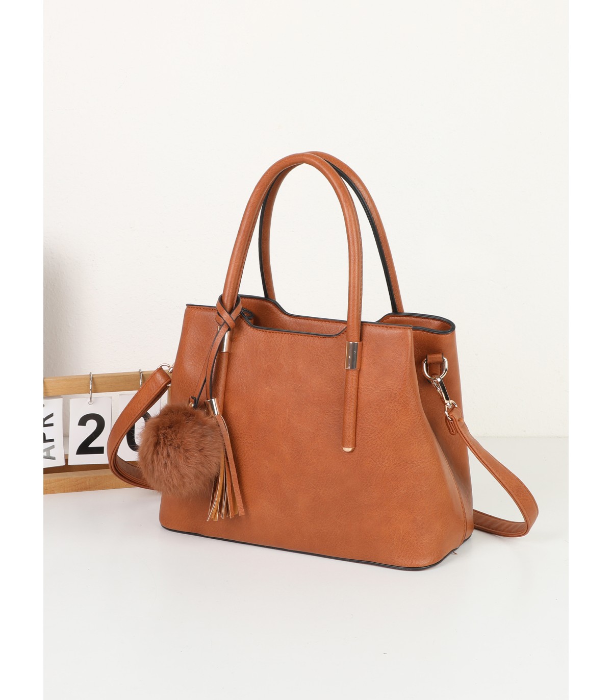 T11620 - Bolso bandolera para mujer con asas para la mano