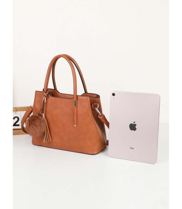 T11620 - Bolso bandolera para mujer con asas para la mano