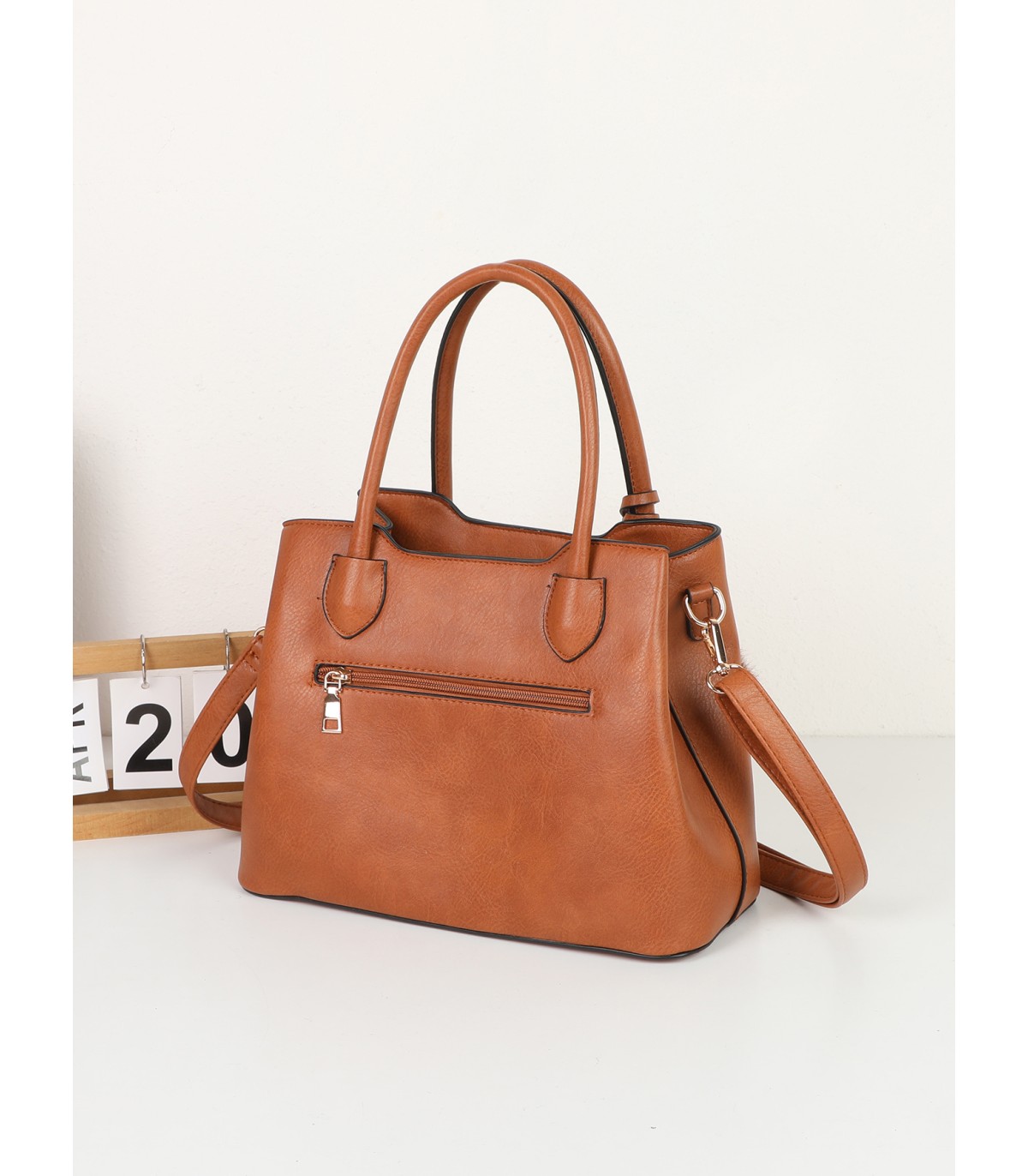 T11620 - Bolso bandolera para mujer con asas para la mano