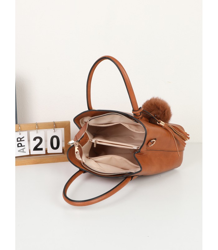 T11620 - Bolso bandolera para mujer con asas para la mano