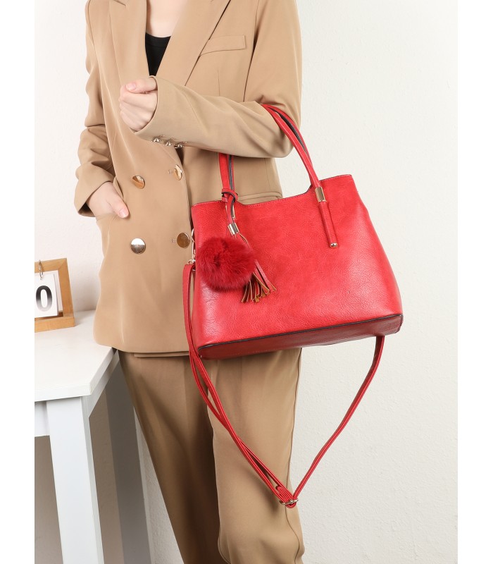 T11620 - Bolso bandolera para mujer con asas para la mano