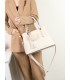 T11620 - Bolso bandolera para mujer con asas para la mano