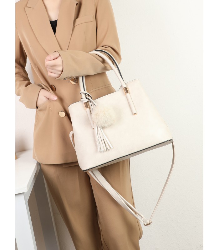 T11620 - Bolso bandolera para mujer con asas para la mano