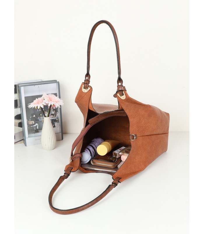 T11737 - Bolso neceser con bandolera de asas anchas y altas para colgarlo del hombro