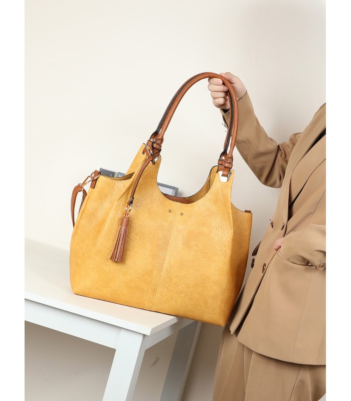 T11737 - Bolso neceser con bandolera de asas anchas y altas para colgarlo del hombro