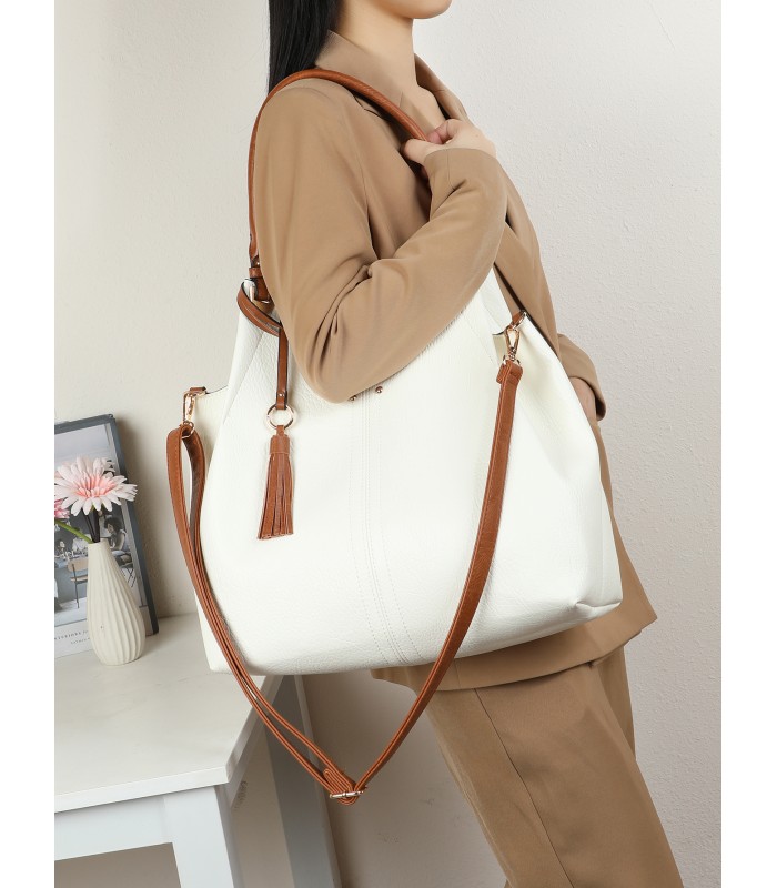 T11737 - Bolso neceser con bandolera de asas anchas y altas para colgarlo del hombro