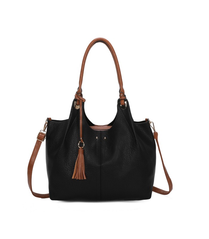 T11737 - Bolso neceser con bandolera de asas anchas y altas para colgarlo del hombro