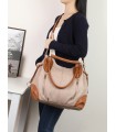 2863 - Bolso bandolera con asa para el hombro y cremalleras de adorno frontales