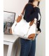 2863 - Bolso bandolera con asa para el hombro y cremalleras de adorno frontales